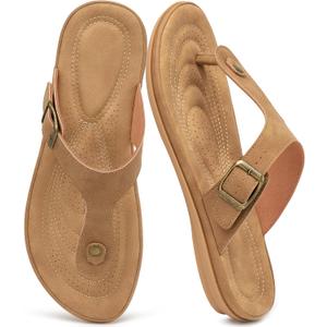 Womens Flip Flops Comfortable: Cushion Non Slip Summer Sandals