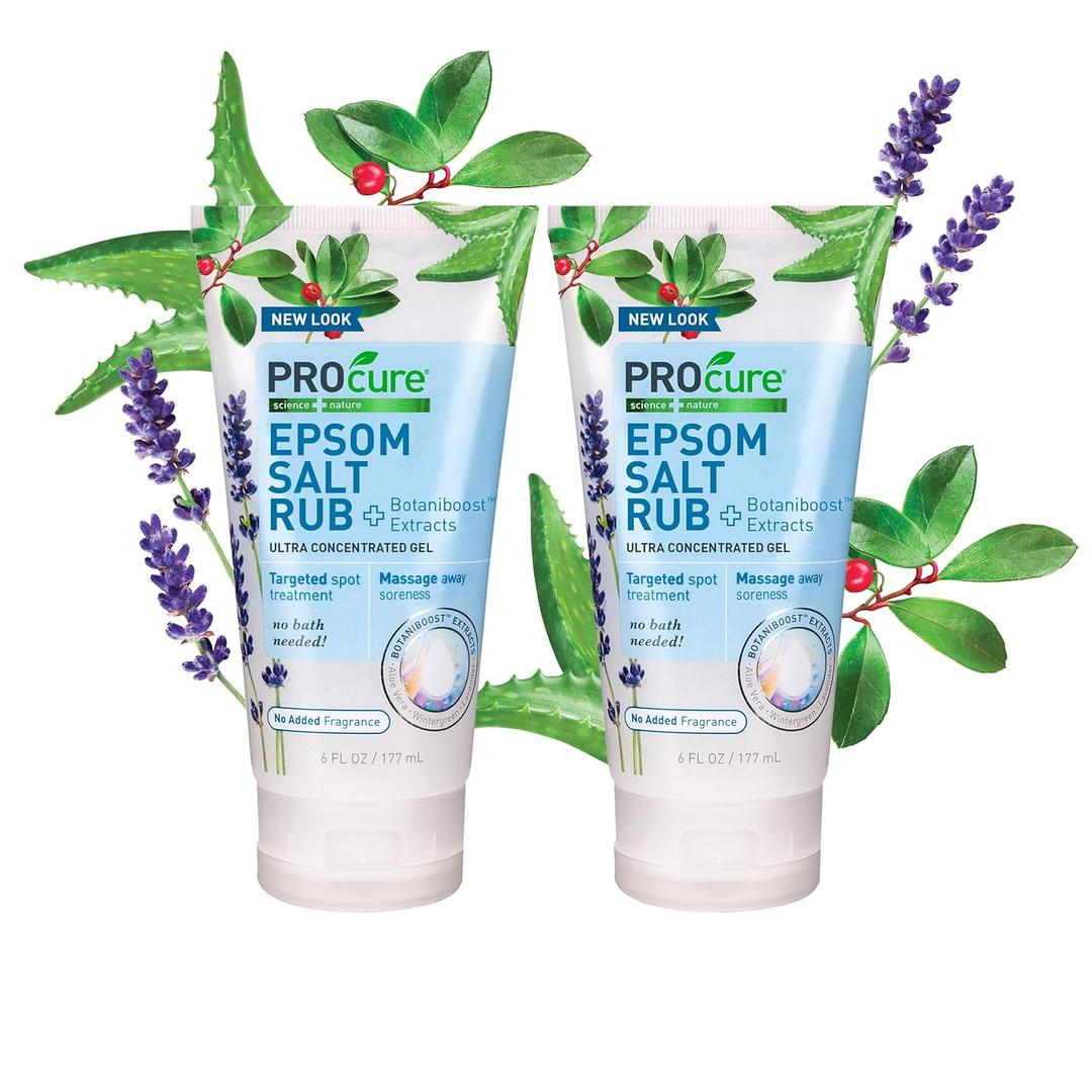 Procure Epsom Salt Rub Gel - 2 Pack (6 Fl Oz (Pack of 2))