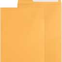 6x9 Catalog Envelopes 100 Pack Small Envelopes Brown Kraft Self Seal Security Mailing Envelopes for Documents, Cards, Photos, Office, Business
