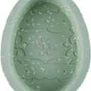 VOSAREA Egg Cake Pans: Silicone Easter Egg Mold Jumbo Easter Mould Cake Chocolate Mold Silicone Candy Biscuit Tray for Baking Supplies Party Decorations