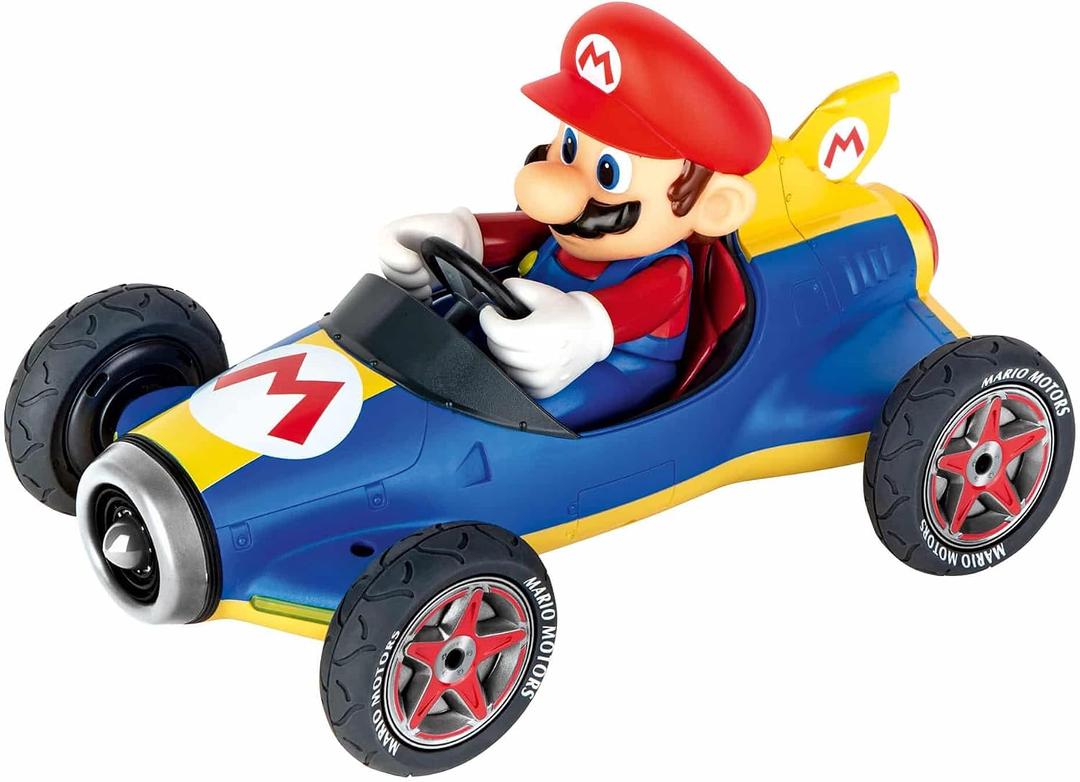 Carrera 181066 RC Official Licensed Kart Mach 8 Mario 1: 18 Scale 2.4 Ghz Remote Radio Control Car with Rechargeable Lifepo4 Battery - Kids Toys Boys/Girls, 10.24 inches x 5 inches x 4 inches