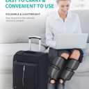 Nekteck Leg Compression Massager for Circulation and Relaxation, FSA Eligible Foot and Calf Massage Machine 2 Modes 3 Intensities with Hand-held Controller for Pain Relief, HSA Adjustable Leg Wraps