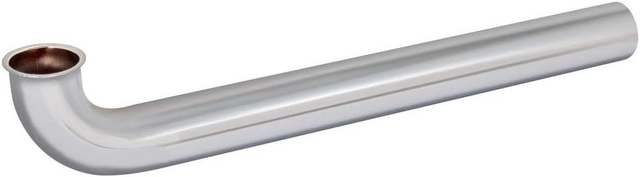 EZ-FLO Heavy Duty Brass Waste Arm with Direct Connection, 15 Inch Length, 22 Gauge, Chrome, 35017