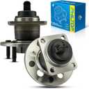 PHILTOP 512003 x2 Rear Wheel Bearing Fit for Buick Lesabre Lucerne Riviera Reatta Park Avenue, Cadillac DTS DeVille Seville Eldorado Allante, Chevy Malibu, Pontiac Bonneville Grand Am, 5 Lugs W/ABS