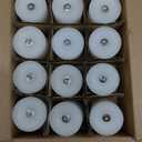 12 Pack Ivory 2x3 Inch Pillar Candles, 22 Hours Unscented Column Candles, Dripless Smokeless Unscented Candles for Home Weddings Restaurant Spa Church and Emergency