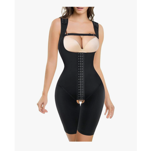 BRABIC Women's Waist Trainer Bodysuit Butt Lifter Tummy Control Shapewear Hi-waist Thigh Slimmer Full Body Shaper Open Bust XL
