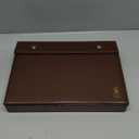 Yellow Mountain Imports Japanese Riichi Mahjong Set - Large White and Green Tiles, Vinyl Case - Includes East Wind Tile, Betting Sticks, and Dice