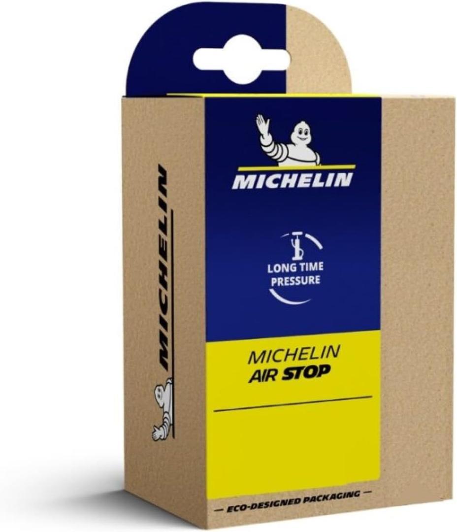 Michelin Airstop Bicycle Tubes, Butyl Rubber, Presta/Schrader/Regina/Wood, 26", 27.5", 27 x 1 1/4, 700c, 29", Road, Mountain, Gravel, Commuter, Hybrid Bicycle