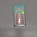 BTArtbox Press On Nails Almond - Flesh Pink Nude Short Fall Press On Nails with Glue for Women, Opaque Soft Gel Glue On Nails in 16 Sizes - 32 Stick On Nails Kit, Fawn Fleek