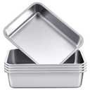 4 Pack 32 L Stainless Steel Commercial Bus Tubs