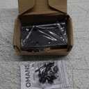 Self Closing Door Hinge 4-1/2 inch Matte Black Auto Close Hinge Adjustable 4 "x 4 " Spring Hinges Door Closer Hinge Square Corner Commercial Auto Self-Closing 2 Pieces