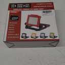 Cordless LED Work Light Compatible with Dewalt and Milwaukee 18-20V Battery, 4000 LM 25 W, Flickerless, Brightness Adjustable, Foldable Base with Magnets, (Battery/Charger Not Included)