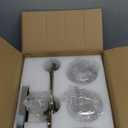 VONLUCE Bathroom Vanity Light, 3 Light Bathroom Light Fixture Over Mirror, Bathroom Wall Lamp with Clear Glass, Modern Brushed Nickel Vanity Lighting fixtures for Bathroom, Bedroom, Hallway