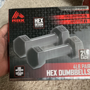 NEW RBX 2 lb Hand Weights Set of 2 (4 lb pair) Toning & Training