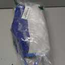 Soulchen 129 Pack 4 Players Mahjong Block Set(1.2'') Tiles Push Game Portable Travel Blue Mahjong Tiles Set with Carry Bag for Spring Summer Family Friends Party Game Gift, 32 Seasonal Pattern