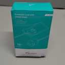 Outlet Cover Extension Cord Long 10ft, 3 Outlets Indoor Flat Extension Cord & Ultra-Thin Flat Wall Plug, 900J Surge Protector, 13A/1625W, ETL Listed, Behind Bed Couch Dresser Furniture, White