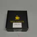 Absorbent Coasters for Drinks with Holder, Set of 6 Farmhouse Coasters, Silicone Coaster with Soft Felt Insert, Round, Housewarming Gifts (4.3 inch Coasters with 4.5 inch Holder, Farmhouse Style-02)