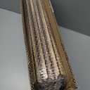 40" Wood Christmas Tree Collar, XL Hexagon Xmas Bottom Cover, Rustic Vintage Skirt for 7.5-11 ft Christmas Tree, Wooden Xmas Oversized Holiday Decor for Home Festive Party(Brown,Cute)