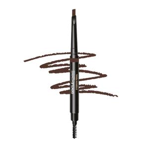 Gentlehomme - Men's Brow Pencil - 2-in-1 Brow Brush & Lead Pencil - Shape, Define & Fill In Eyebrows - Ultra-Thin - Long-Lasting Dark Brown
