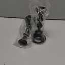 Black Candle Holders Set of 2 Decorative Centerpiece Table Candlesticks Holders for Taper Candles Home Decor Easter Candle Holders for Dinner Party Wedding Decorations