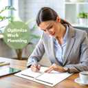 3 x Monthly Planner 2025-2028, 2025 Calendar 36 Months Planner With Monthly Tabs, July 2025- June 2028, 8.5" x 11", 3 Years Academic Calendar Hard Cardboard Cover with Spiral Bound, Perfect for School & Office for Women & Men (Green)