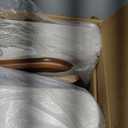 Beige Modern Accent Chair Leisure Armchair with Rubber Wood Frame and Lumbar Pillow GHMHSKU00907