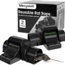 Reusable Rat & Chipmunk Traps, Prevents Accidental Triggering Mouse Trap, Tunnel Dual-Entry Squirrel Trap for Big Rats, Large Efficient Capture Device, Snap Traps for Humane Capture