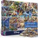 Buffalo Games – Thomas Kinkade Disney Collage Jigsaw Puzzle, 2000 Piece Puzzle for Adults, Disney Art Collection