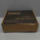 800W Slim Under Seat Powered Car Subwoofer Kit with Colorful LED Light,High/Low Level Input, Built-In Amplifier, And Car/Truck Audio System for Ultimate Sound Performance  Subwoofer and Amp Package