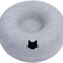 Stgfyxgs Tunnel Bed for Multiple Felines Soft Hideaway, Light Blue 20 inch