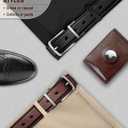 BULLIANT Men's Belt,Reversible Belt Adjustable For Gift Men 1.25-Cut For Fit-2 Sides in 1 Belt(Not 2)
