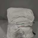 ELNIDO QUEEN® Feather Comforter Full Size, Filled with Feather and Downfiber, Luxurious All Season Fluffy Duvet Insert, Ultra Soft Hotel Collection 100% Cotton Cover Bed Comforter, White 82x86 Inch