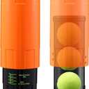 Soulchen Tennis Ball Pressurizer - Tennis Ball Storage Canister Holds 3 Balls Under 14 Psi Pressure, Reusable Stuff for Bounce Retention, Lightweight & Durable