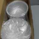 120 Pcs Aluminum Foil Baking Cups Mini Cake Pans with Lids 5 oz Cupcake Liners Disposable Muffin Tins Wrappers Baking Foil Ramekins Pans Aluminum Cupcake Cups for Birthday Party(Multicolor)