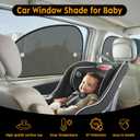 2026 New Upgrade Car Window Shades for Side Window 25"X15"(2 Pack),Car Window Shade for Baby Suction Cup,Sun Shade Side Window Can Blocks 99.98% UVR