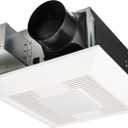 Panasonic WhisperFit Ceiling Mount Bathroom Exhaust Fan with Dimmable LED Light, 50-80-110 CFM, FV-0511VFL1