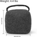 4.4 lbs Heavy-Duty Door Stopper, Decorative Door Stopper, Weighted Fabric Door Stopper for Bedroom, Living Room, Interior & Exterior Doors, Also for Door Prop for Cats Dogs