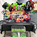 Monster Truck Party Supplies Truck Birthday Banner for Monster Machine Party Decorations Cars Trucks Birthday Banner Race Car Theme Decor