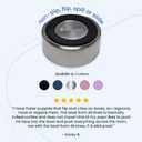 4Knines Stainless Steel Dog Bowl  Heavy Duty Non-Slip Large Pet Food and Water Bowl for Dogs and Puppies, Double-Walled, Spill Resistant, Rust Proof, Easy Clean, 64oz Capacity - Pink