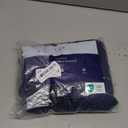 Wrap Around Dust Ruffle Bed Skirt - Navy Blue - Twin/Twin XL Size Beds with 15 Inch Drop - Elastic Strap - Adjustable Pleated Bedskirt with Brushed Fabric and Wrinkle Free - Women, Men, Kids & Teens