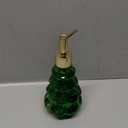NOVAYEAH Christmas Soap Dispenser, Ceramic Green Holiday Christmas Tree Hand Dish Soap Dispenser, Refillable Leak Proof Decorative Pump Bottle for Bathroom Kitchen Countertop