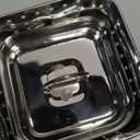 Paneer maker Stainless Steel mould, Paneer Maker Press Square, DIY Tofu cheese and Paneer Maker Kit Strainer for delicious paneer at home