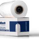 Plasticplace Clear Garment Bags, Protect Clothes from Dust, Dirt, Wrinkles, & Damage, Perfect for Dresses, Dry Cleaning, Storage, & Travel - Zippered, Made in USA 240 Count, 72" X 21" X 7"