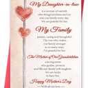 2 x MOROLURU Mother's Day Card for Daughter-in-Law, Mother's Day Card Gift for Daughter in Law, Heartfelt Greeting Card for the Mother of Our Grandchildren
