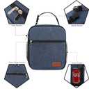Femuar Lunch Box for Men Women Adults Small Lunch Bag for Office Work Picnic - Reusable Portable Lunchbox, Blue