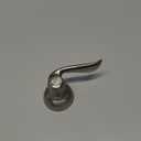 DLymtrx Shower Handle Replacement, Compatible for Delta 13/14 Series Tub Faucet BT14096, Brushed Nickel Single Metal Lever Handle