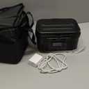 FERVINOW Cordless Electric Lunch Box for Adults  Battery-Powered Heated Lunch Box with 1.2L Stainless Steel Container, Timer Function, and Leak-Proof Food Warmer for Work, Travel & Office (Black)