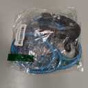 Rttochfy Rope Dog Leash 2/4/5/6/8/10 FT with Comfortable Padded Handle and Highly Reflective Threads for Small Medium and Large Dogs Heavy Duty (1/2"-5 FT, Blue)