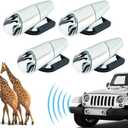 4pcs Deer Warning Whistles Device for Car, Anti-Deer-Ultrasonic-Whistle, Save Animal Horn Alert Protector Device, Automotive Invisible Safety Sensor for SUVs Truck Motorcycle Off-road Vehicle RVs Taxi