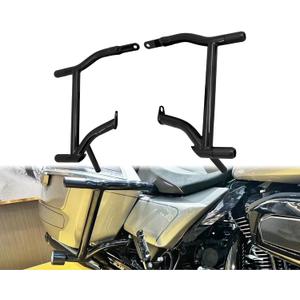 SaddleBag Guards Rear Saddlebag Crash Bars for Motorcycle Accessories Compatible with Harley Touring Electra Glide FLHT Street Glide FLHX Road Glide FLTRX Road King FLHR 2009-2024